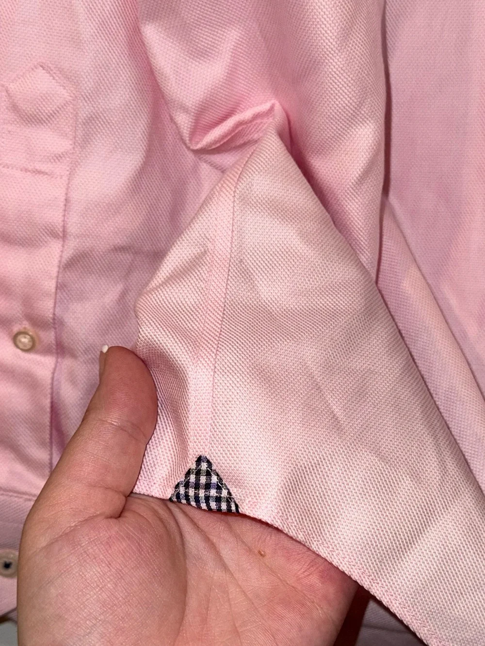 Banana Republic Men’s Light Pink Camden Fit 100% Cotton Dress Shirt
